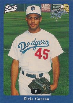 1996 Best Great Falls Dodgers #7 Elvis Correa Front