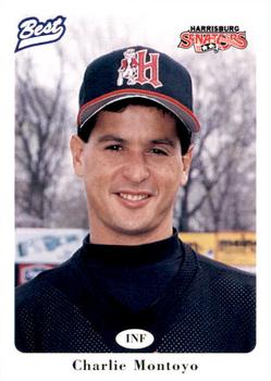 1996 Best Harrisburg Senators #20 Charlie Montoyo Front