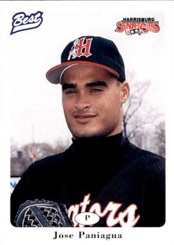 1996 Best Harrisburg Senators #21 Jose Paniagua Front