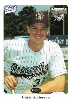 1996 Best Hudson Valley Renegades #7 Chris Anderson Front