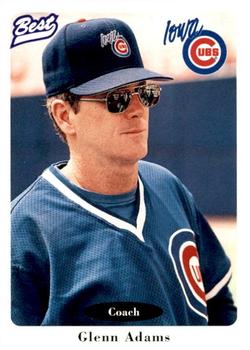 1996 Best Iowa Cubs #3 Glenn Adams Front