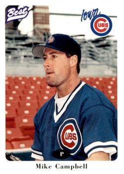 1996 Best Iowa Cubs #10 Mike Campbell Front