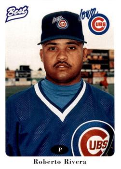 1996 Best Iowa Cubs #22 Roberto Rivera Front