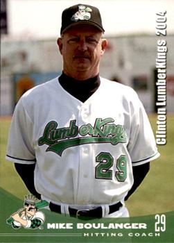 2004 Grandstand Clinton LumberKings #NNO Mike Boulanger Front
