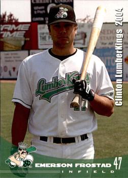 2004 Grandstand Clinton LumberKings #NNO Emerson Frostad Front