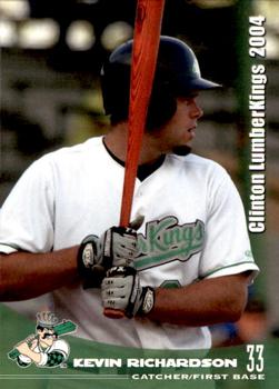 2004 Grandstand Clinton LumberKings #NNO Kevin Richardson Front