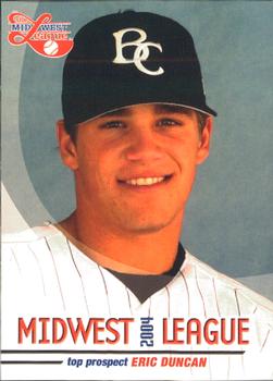 2004 Grandstand Midwest League Top Prospects #NNO Eric Duncan Front