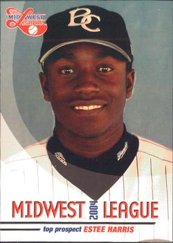 2004 Grandstand Midwest League Top Prospects #NNO Estee Harris Front