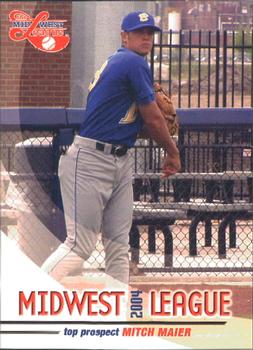 2004 Grandstand Midwest League Top Prospects #NNO Mitch Maier Front