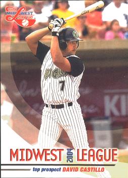 2004 Grandstand Midwest League Top Prospects #NNO David Castillo Front