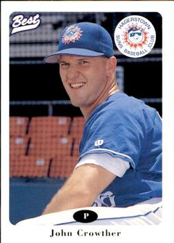 1996 Best Hagerstown Suns #2 John Crowther Front