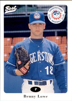 1996 Best Hagerstown Suns #13 Benny Lowe Front