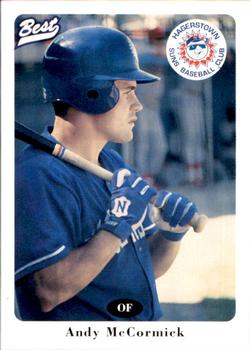 1996 Best Hagerstown Suns #14 Andy McCormick Front