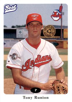 1996 Best Kinston Indians #22 Tony Runion Front