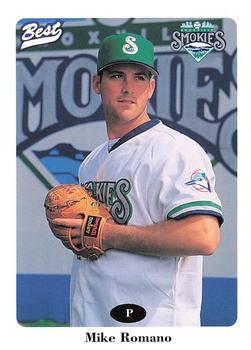 1996 Best Knoxville Smokies #22 Mike Romano Front