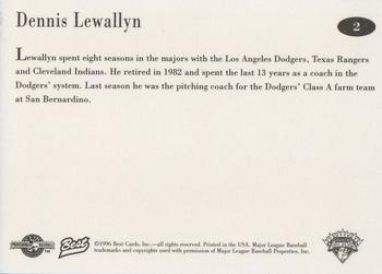 1996 Best Lethbridge Black Diamonds #2 Dennis Lewallyn Back