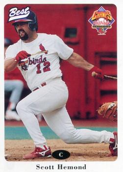 1996 Best Louisville Redbirds #21 Scott Hemond Front