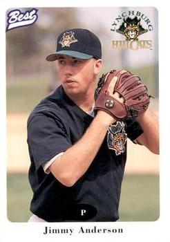 1996 Best Lynchburg Hillcats #1 Jimmy Anderson Front