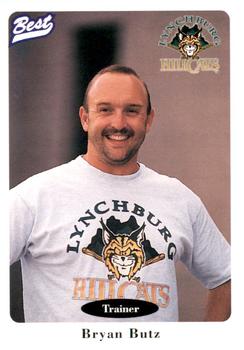 1996 Best Lynchburg Hillcats #30 Bryan Butz Front