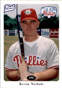 1996 Best Martinsville Phillies #18 Kevin Nichols Front