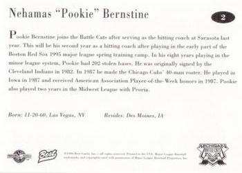 1996 Best Michigan Battle Cats #2 Pookie Bernstine Back