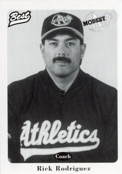 1996 Best Modesto A's #25 Rick Rodriguez Front