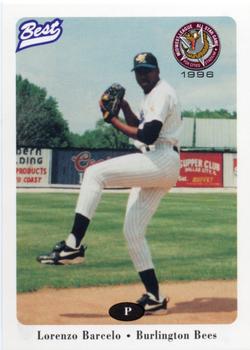1996 Best Midwest League All-Stars #12 Lorenzo Barcelo Front