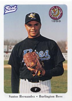 1996 Best Midwest League All-Stars #14 Santos Hernandez Front