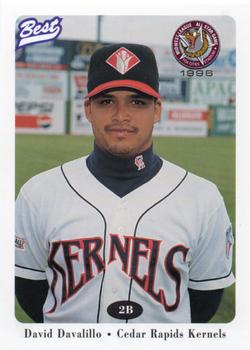 1996 Best Midwest League All-Stars #17 David Davalillo Front