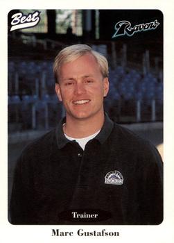 1996 Best New Haven Ravens #4 Marc Gustafson Front