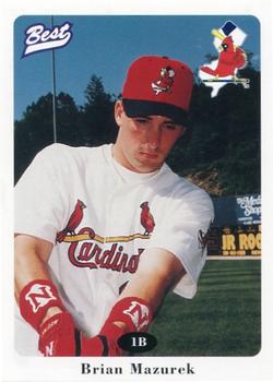 1996 Best New Jersey Cardinals #18 Brian Mazurek Front