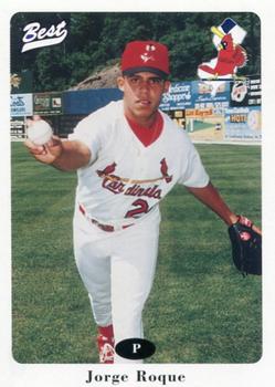 1996 Best New Jersey Cardinals #23 Jorge Roque Front
