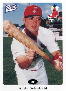 1996 Best New Jersey Cardinals #25 Andy Schofield Front