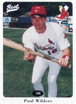 1996 Best New Jersey Cardinals #30 Paul Wilders Front