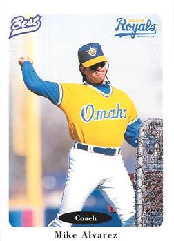 1996 Best Omaha Royals #3 Mike Alvarez Front