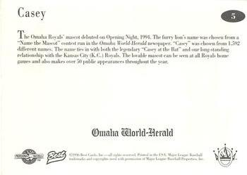 1996 Best Omaha Royals #5 Casey Back