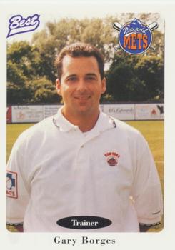 1996 Best Pittsfield Mets #4 Gary Borges Front