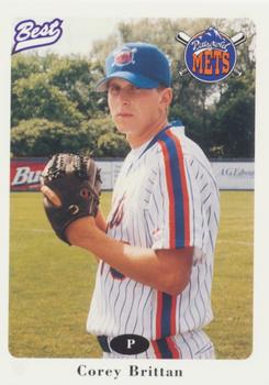 1996 Best Pittsfield Mets #7 Corey Brittan Front