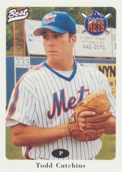 1996 Best Pittsfield Mets #8 Todd Cutchins Front