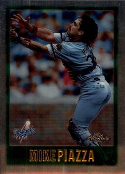 1997 Topps Chrome #9 Mike Piazza Front
