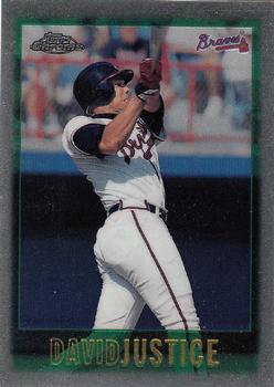 1997 Topps Chrome #86 David Justice Front