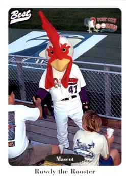 1996 Best Port City Roosters #29 Rowdy the Rooster Front