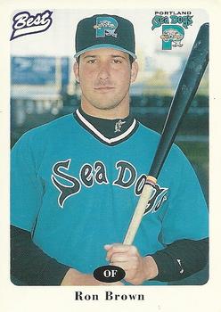 1996 Best Portland Sea Dogs #9 Ron Brown Front