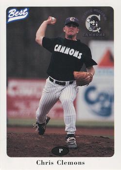 1996 Best Prince William Cannons #7 Chris Clemons Front