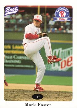1996 Best Reading Phillies #4 Mark Foster Front