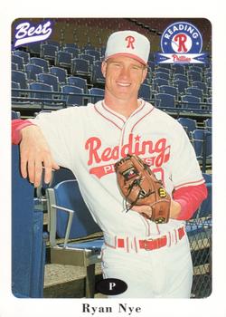 1996 Best Reading Phillies #10 Ryan Nye Front