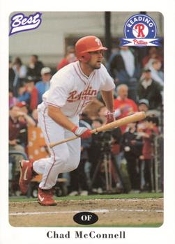 1996 Best Reading Phillies #24 Chad McConnell Front