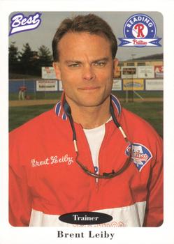 1996 Best Reading Phillies #29 Brent Leiby Front