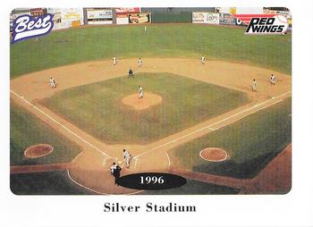 1996 Best Rochester Red Wings #1 Silver Stadium Front