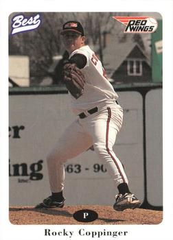 1996 Best Rochester Red Wings #8 Rocky Coppinger Front